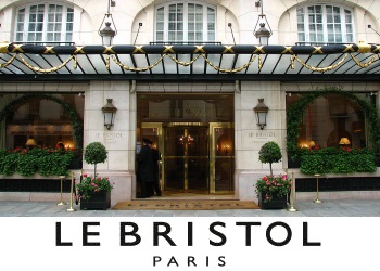 le bristol entrance France Palace Hotel